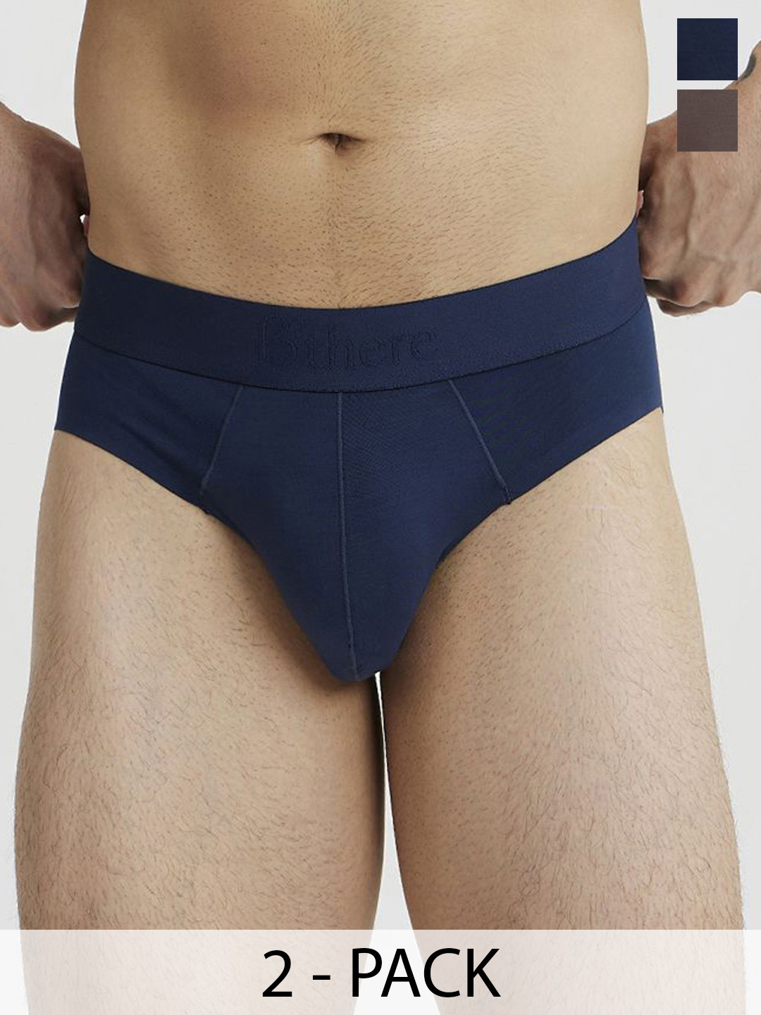 B'there Pack of 2 Seamless Modal Brief U002_SPB_SPG
