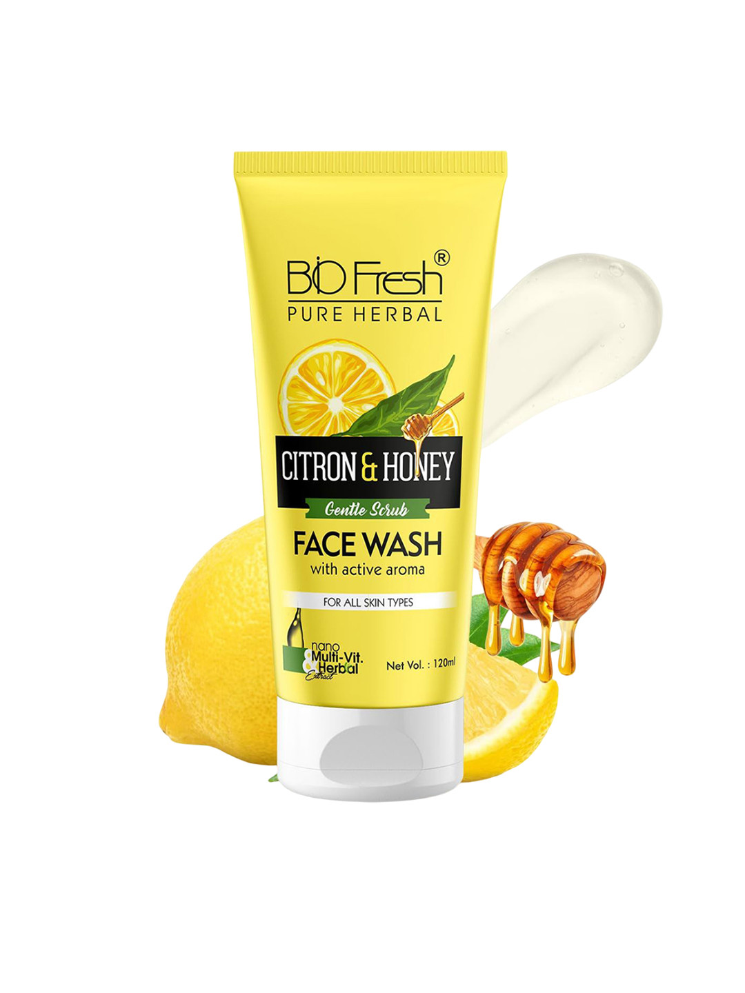 BIOFRESH Citron & Honey Face Wash For Glowing & Brightening - 120 ml