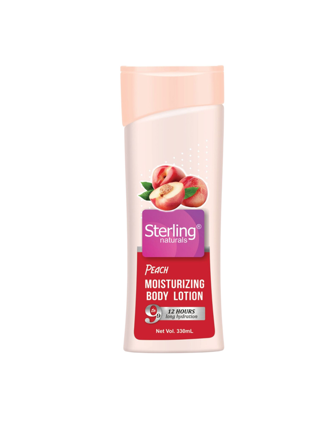 Sterling Naturals Women Body Lotion Peach For All Skin Types Moisturising 330ml