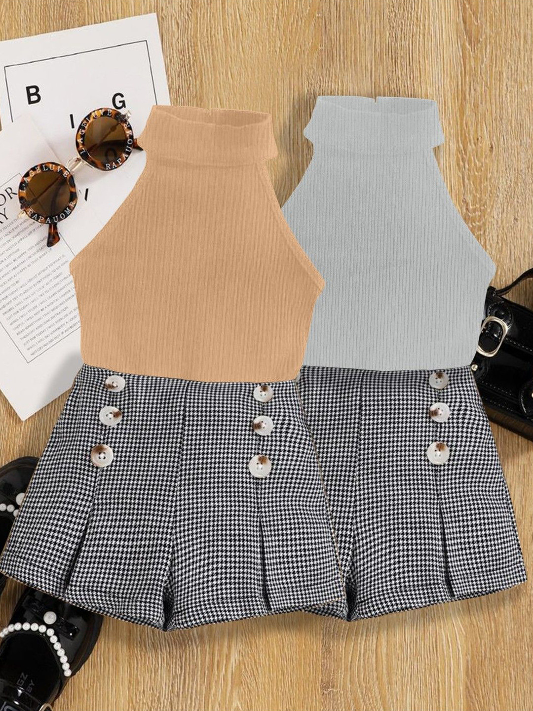 DEL LUNA Striped Mini Jumper Dress