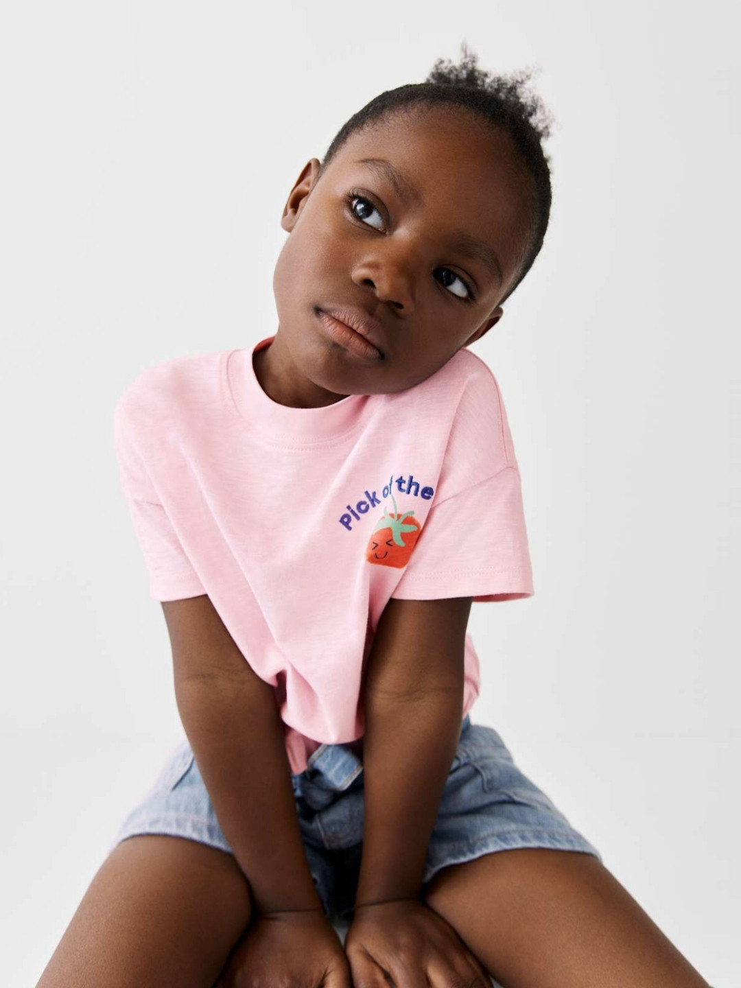 Marks & Spencer Pure Cotton Tomato T-Shirt
