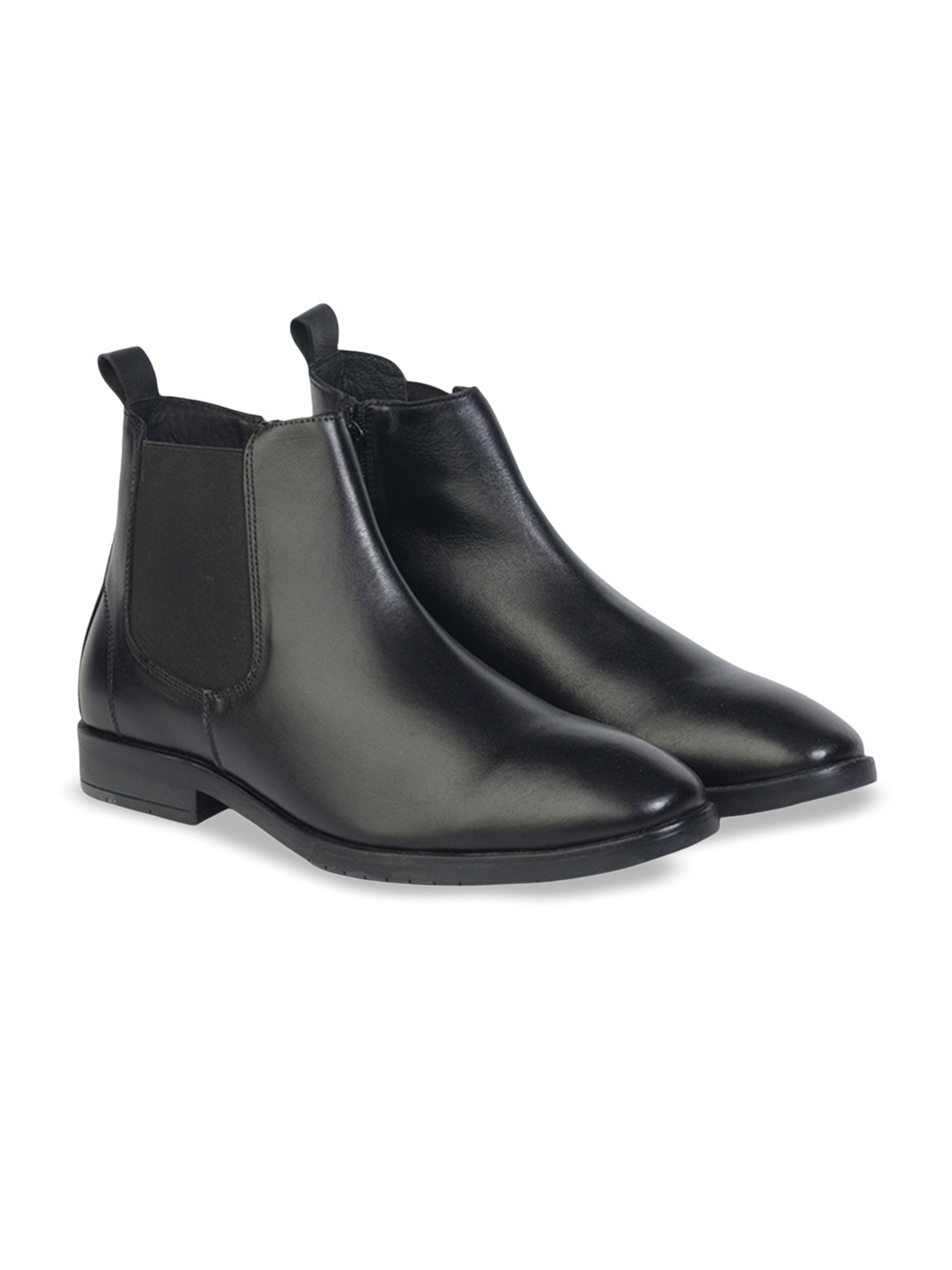 Quadro Men Casual Block-Heeled Chelsea Boots