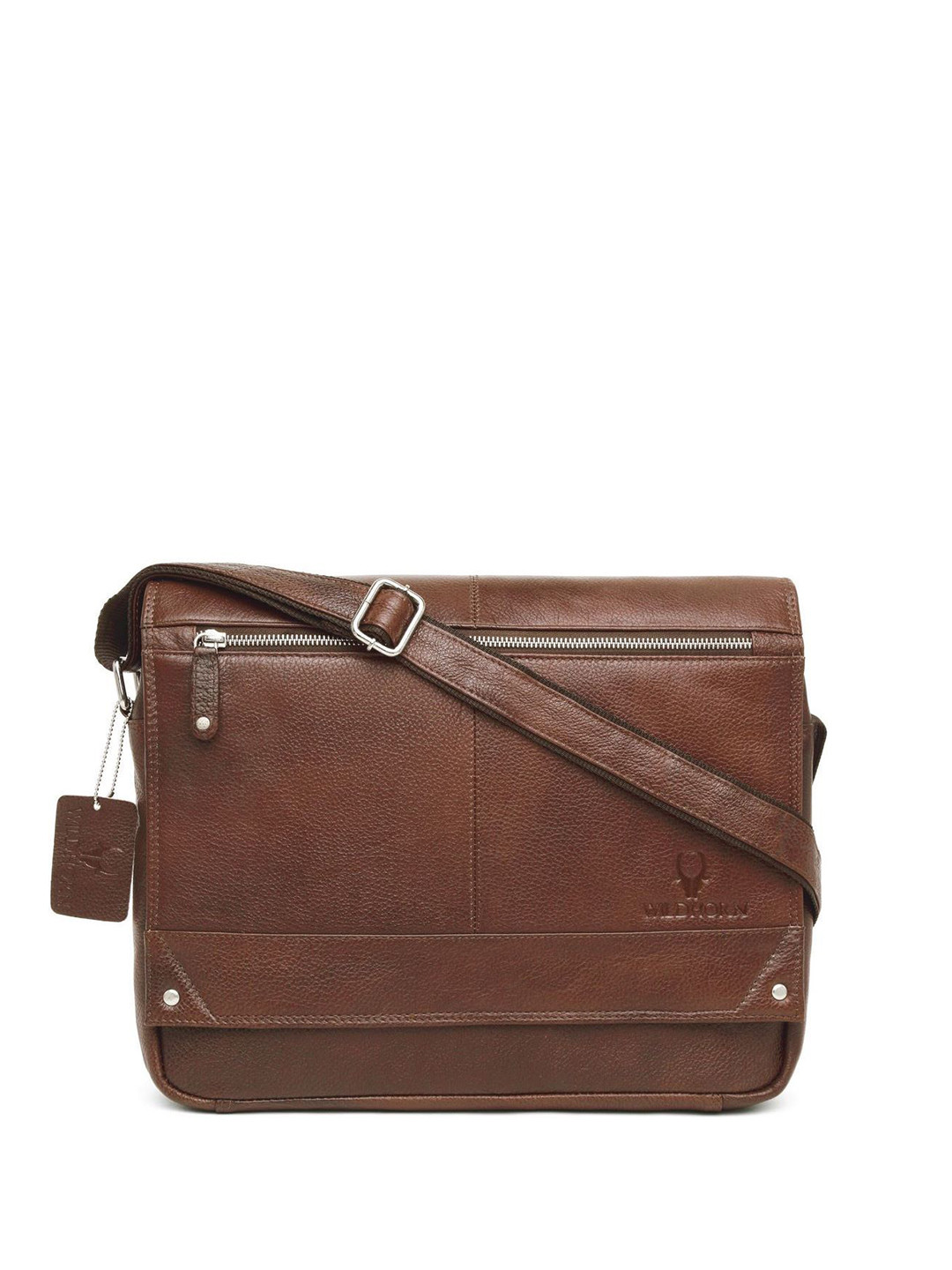 WildHorn Men Laptop Leather Messenger Bag