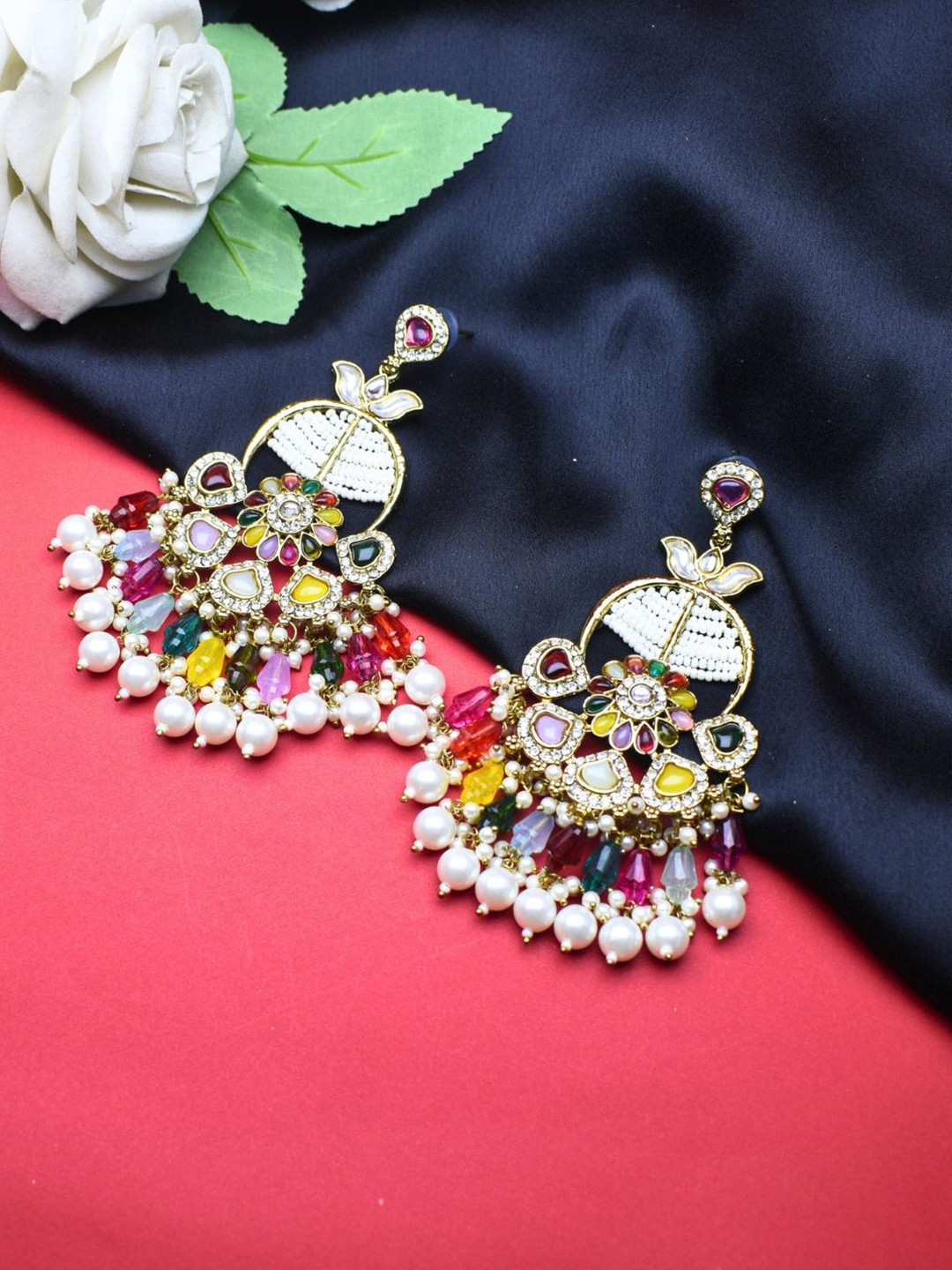 J & C Fashion Arena Classic Chandbalis Earrings