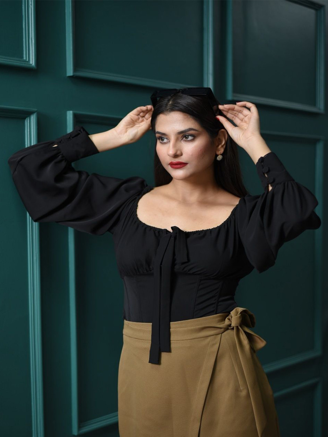 STYLESHIFT Round neck Corset Top