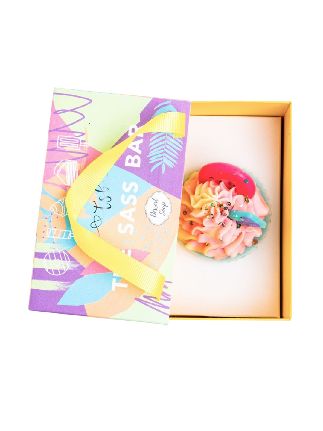 The Sass Bar Glow-Up Cupcake Soap With Cocoa Butter - 115 g