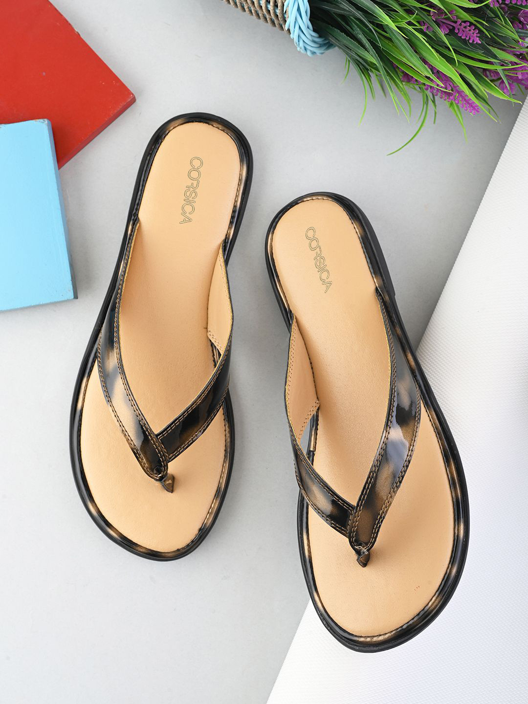 CORSICA Women SolidOpen Toe Flats