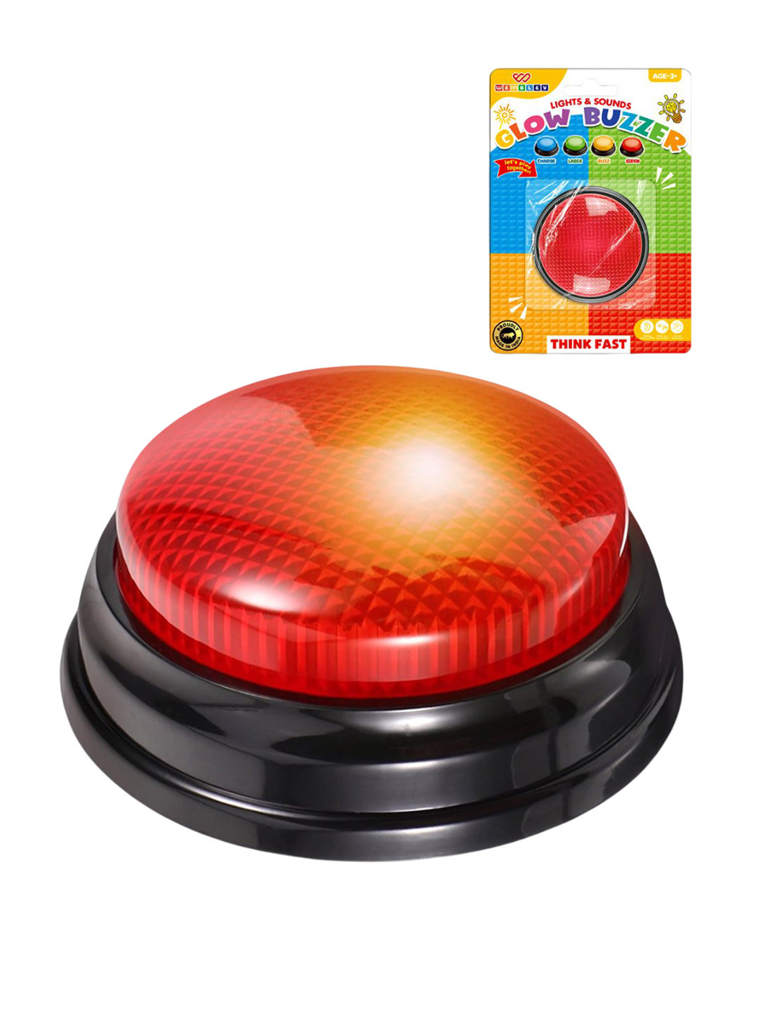WEMBLEY Kids Buzzer With Punch Sound & LED Light Musical Toys