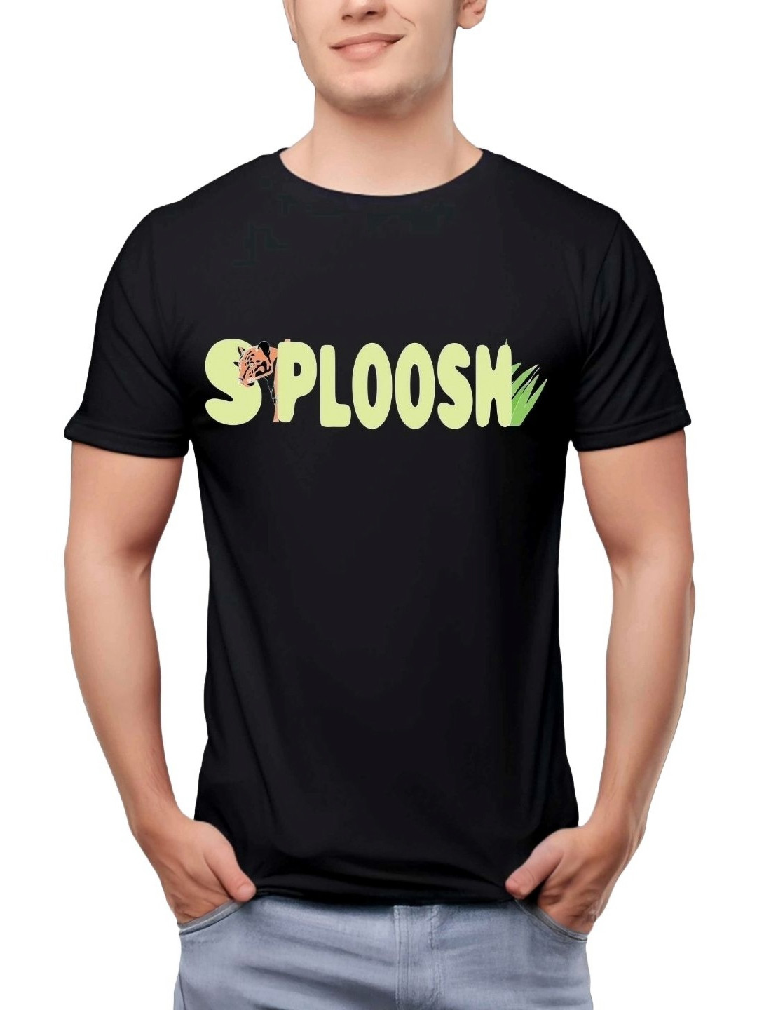 SPLOOSH Panthera Typography Printed Supima Cotton T-shirt