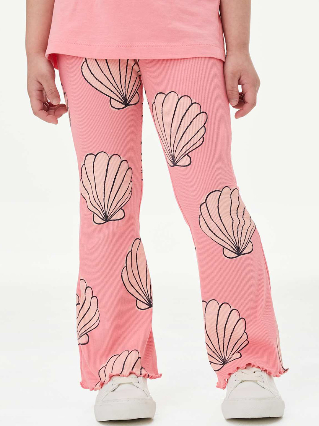 Marks & Spencer Girls Printed Flare Leggings