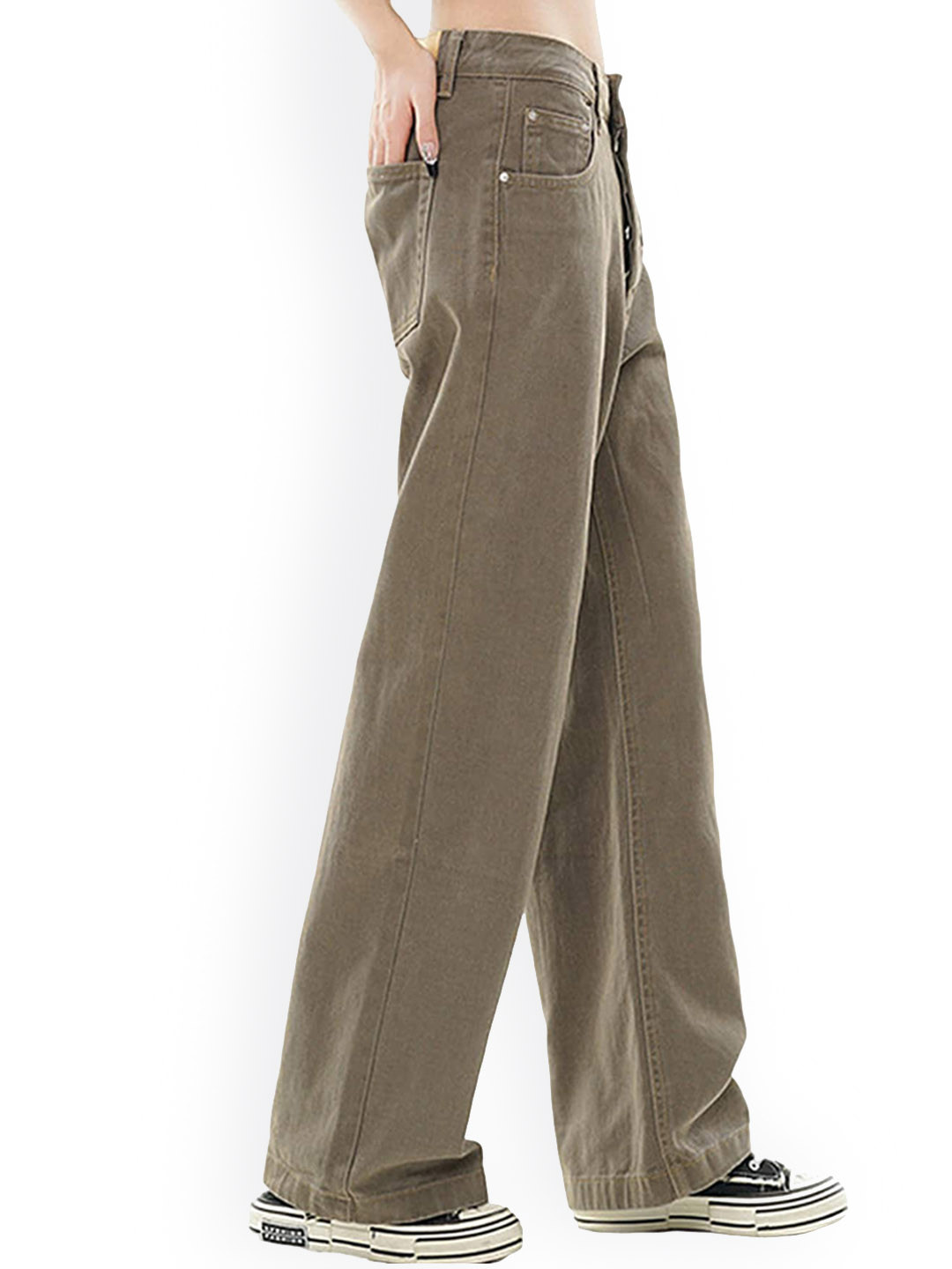 LULU & SKY Women Flared Low-Rise Jeans