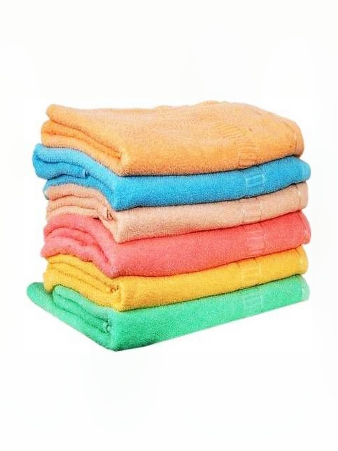 AYUS 6Pcs Blue & Pink 450 GSM Hand Towels