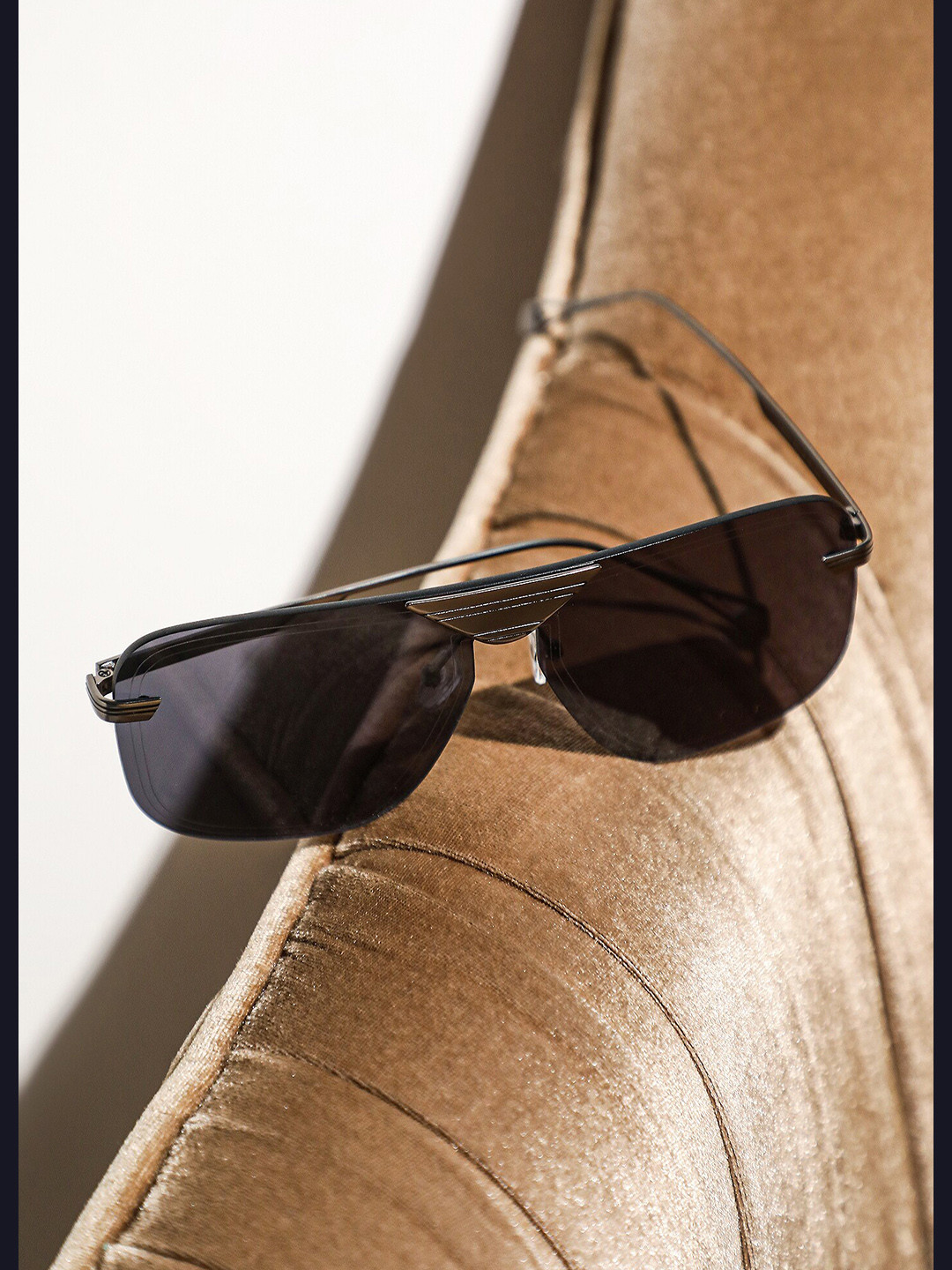 LULU & SKY Women Aviator Sunglasses CJ9354-GUN GREY