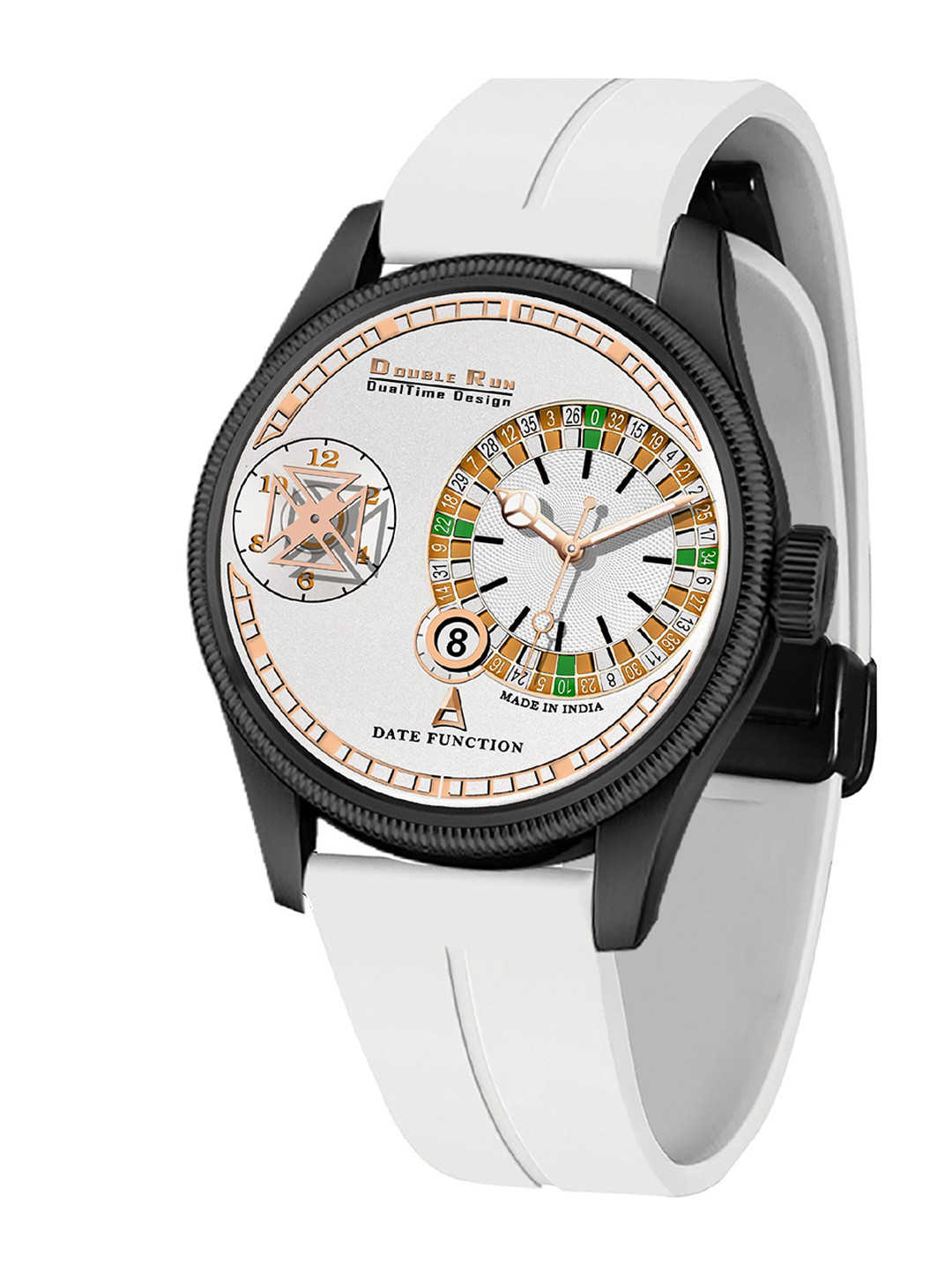 DOUBLERUN UnisexAnalogue Chronograph Watch