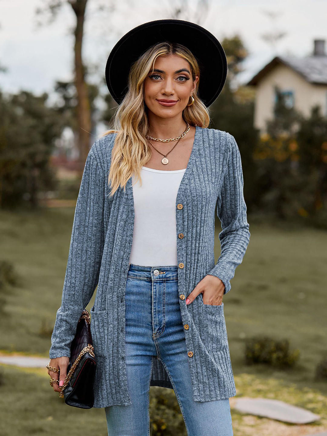 StyleCast x Revolte Women Front-Open Longline Sweaters