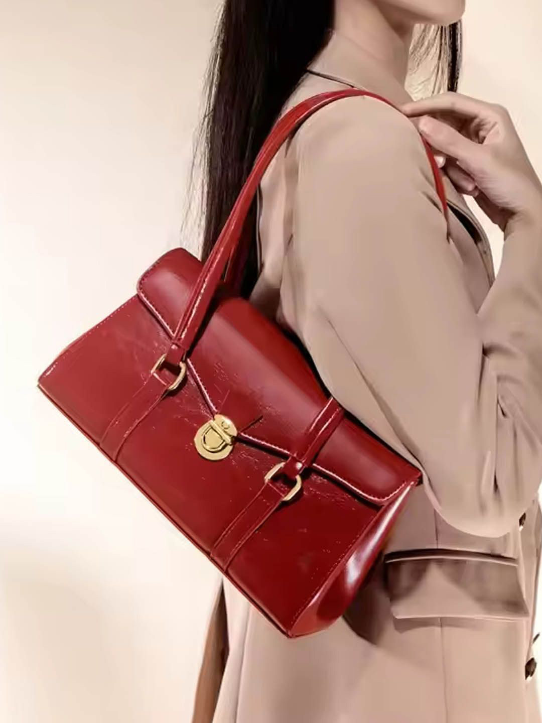 StyleCast Swagger Satchel with Bow Detail