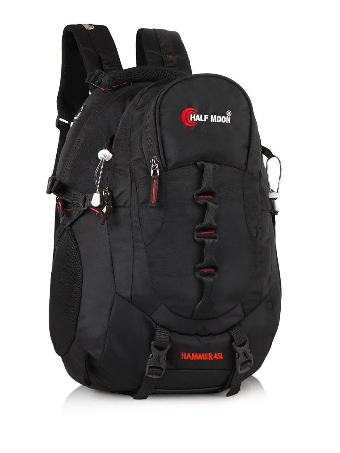 Half Moon Rucksack Bags for Men Backpack with Reflective Strip