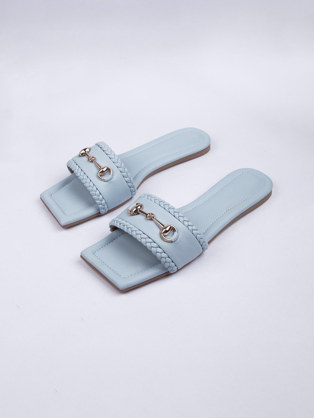 Schon Zapato Women Pastel Blue Flats