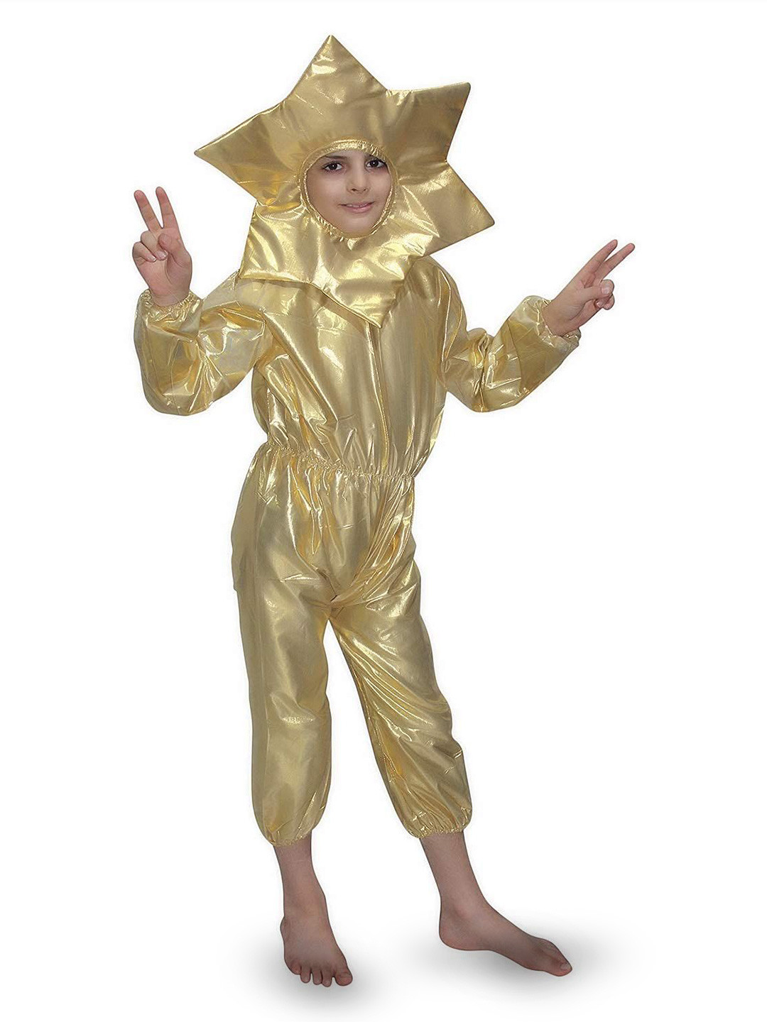 Kaku Fancy dresses Kids Nature Theme Sun Golden Costume