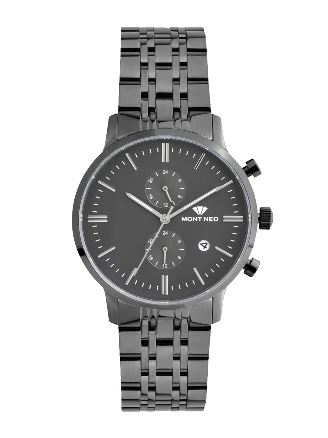 MONT NEO Men Dial & Bracelet Style Straps Analogue Watch 3515E-M8816