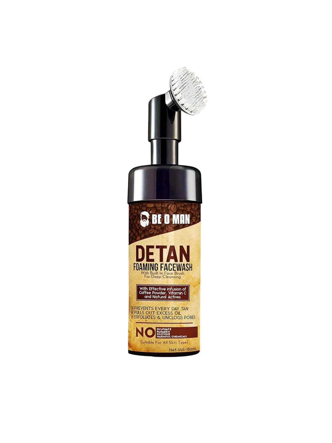 BEOMAN Detan Foaming Facewash With Vitamin C - 150 ml