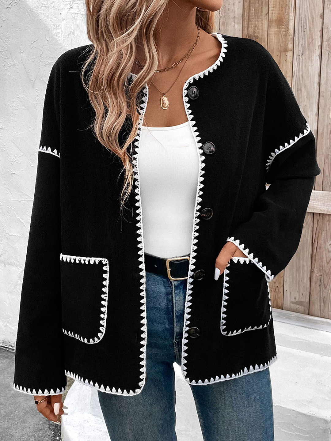 StyleCast x Revolte Women Long Sleeved Sweater