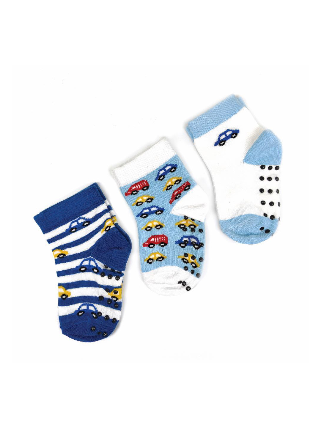 Nuluv Infant Boys Pack Of 3 Ankle Length Socks