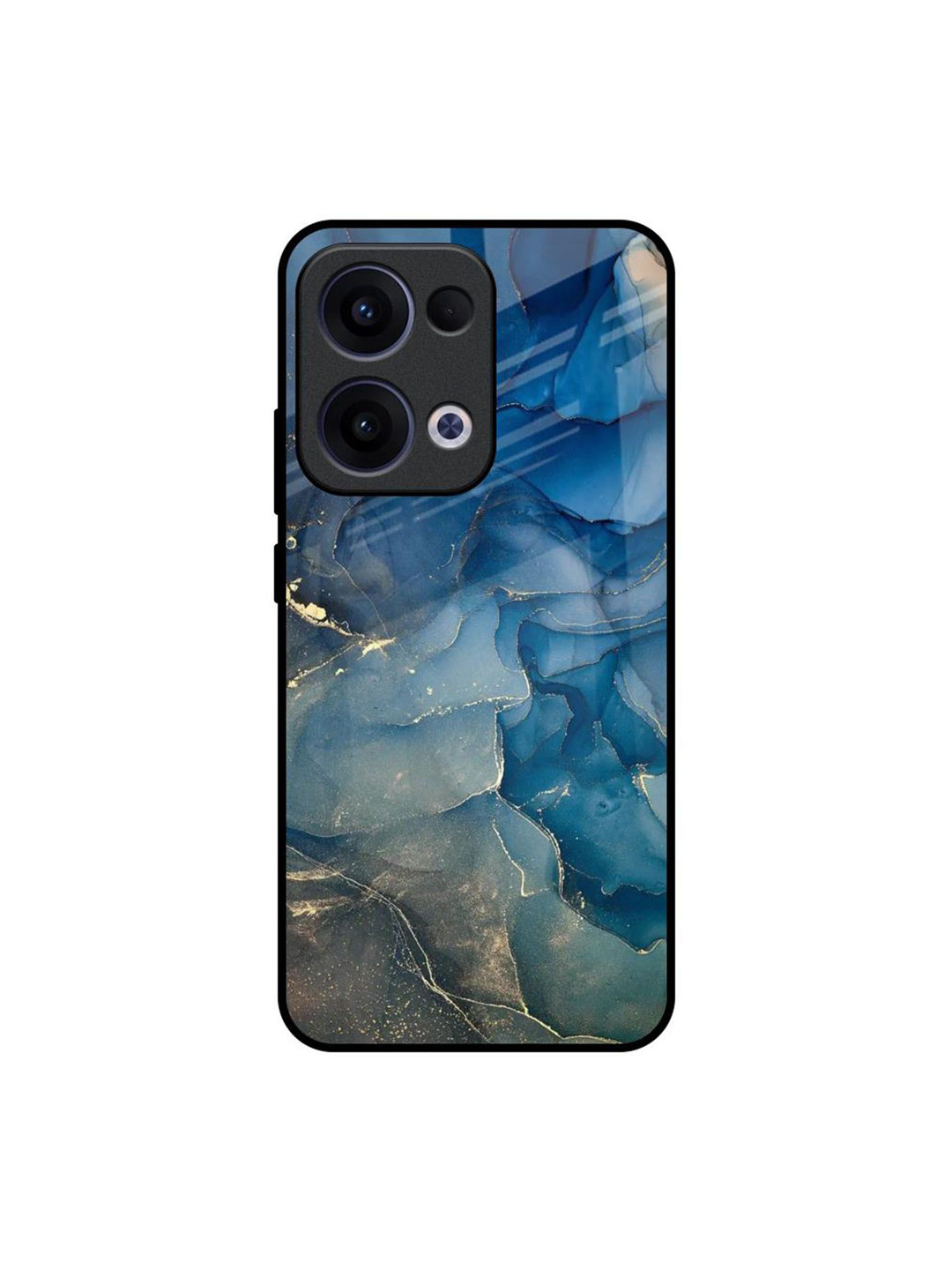 QRIOH Cool Marble Real Glass Oppo Reno13 5G Back Case