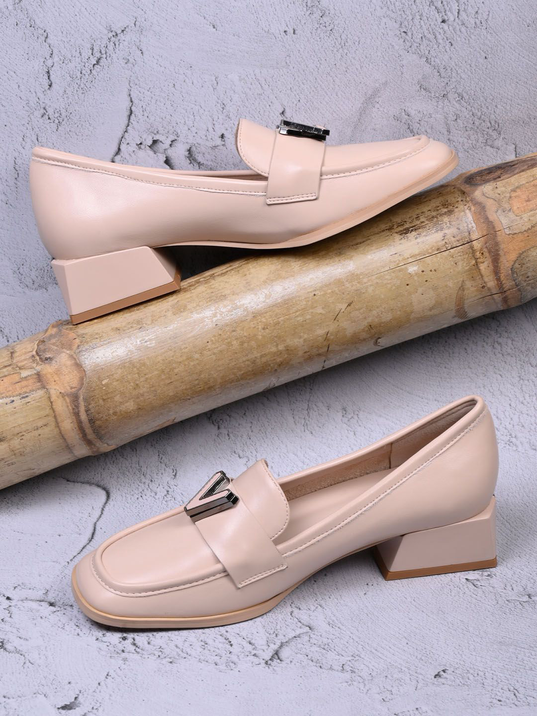 Ronnie Grey Women Block Heel Pumps