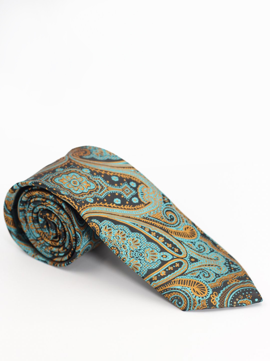 BLAQHORSE Men Abstract Printed 3-Fold Tipped Tie & Pocket Square Accessory Gift Set