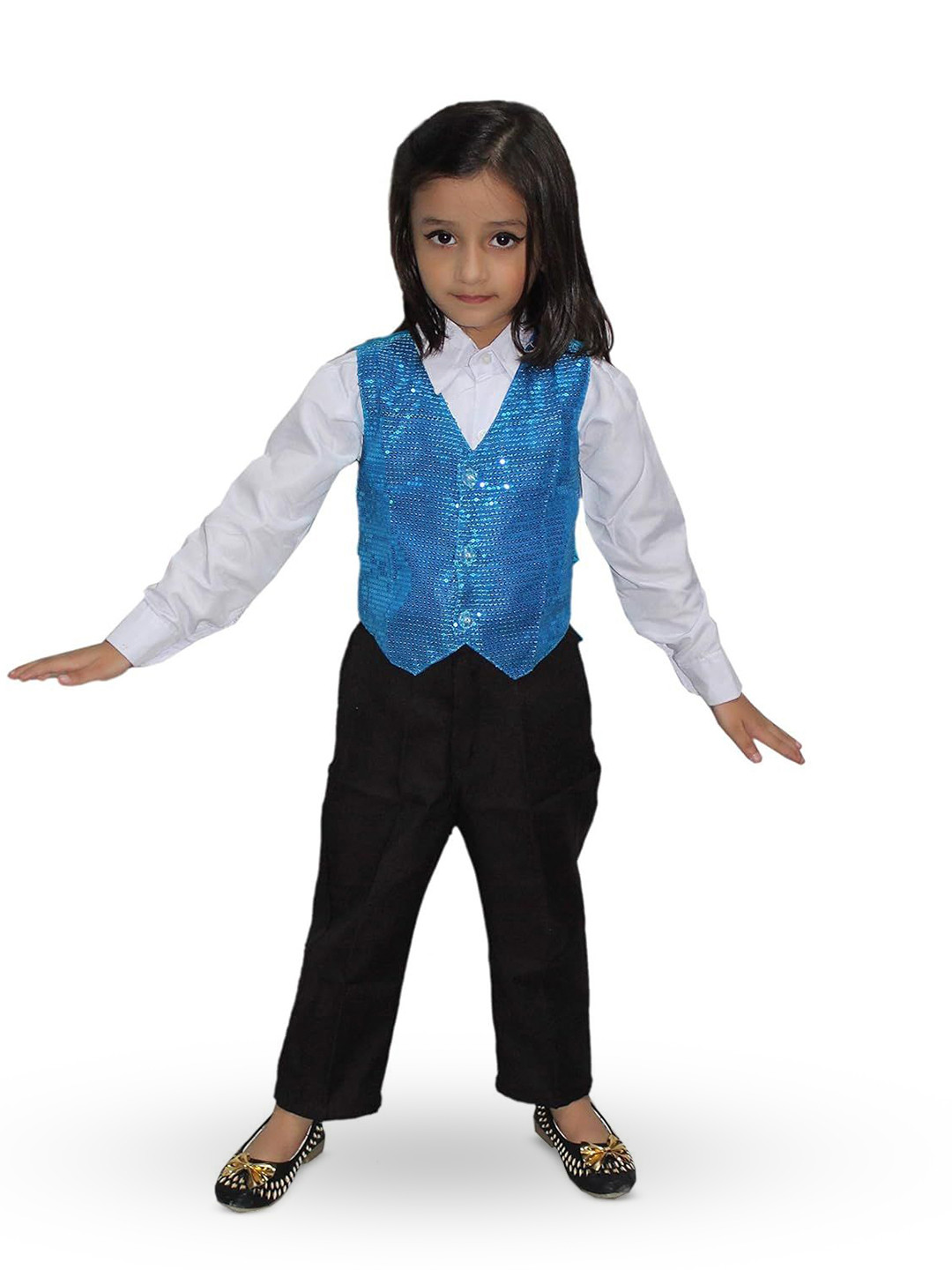 Kaku Fancy dresses Kids Embellished Waistcoat