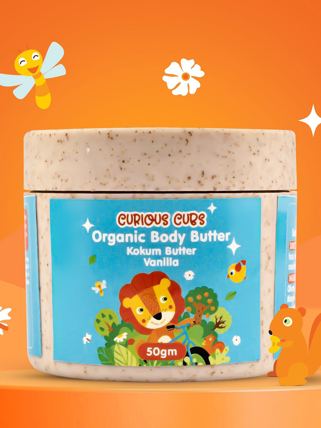 Puddles Kids Curious Cubs Organic Body Butter - 50 g