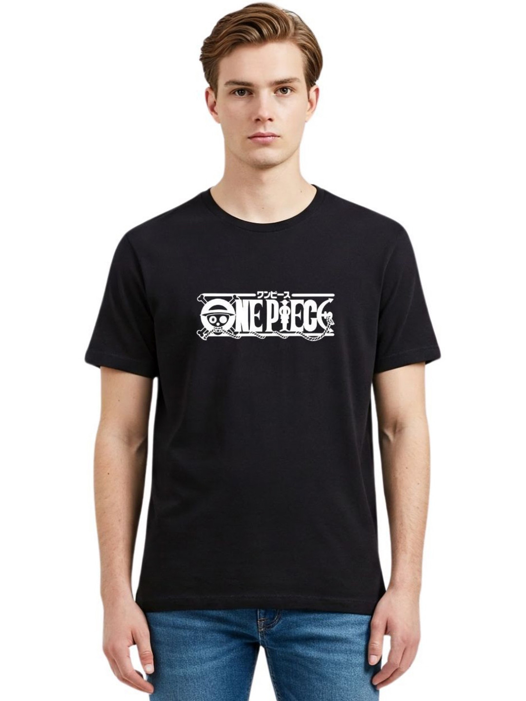 PULP Men One Piece Typography Printed Round Neck Cotton T-shirt