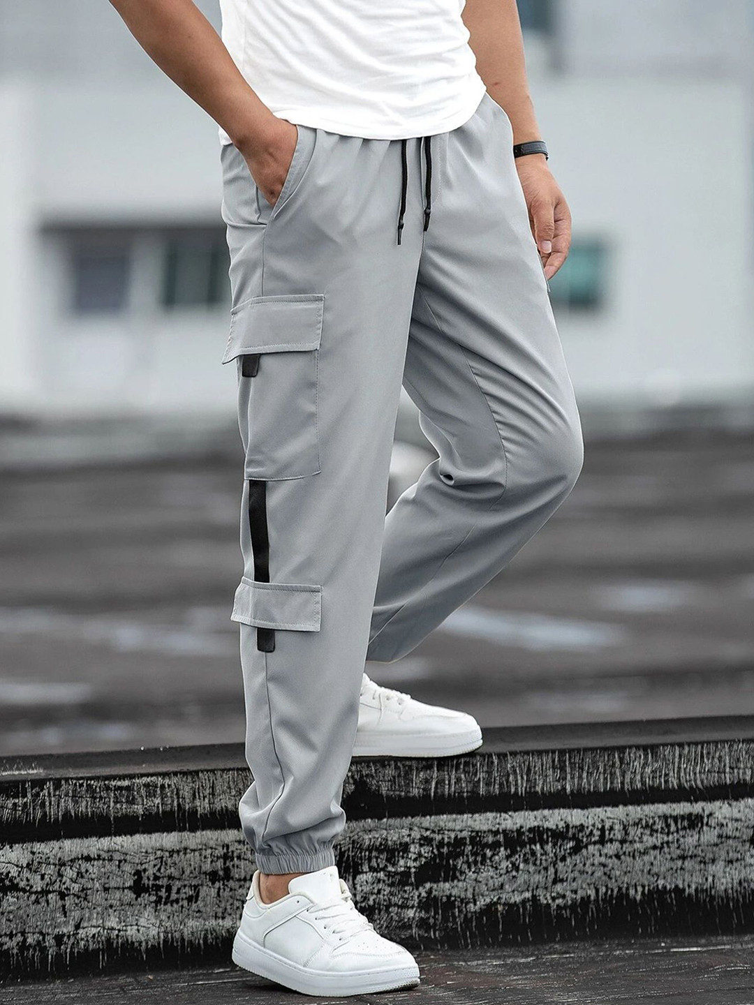 StyleCast x Revolte Men Cargo Styles Joggers Trousers