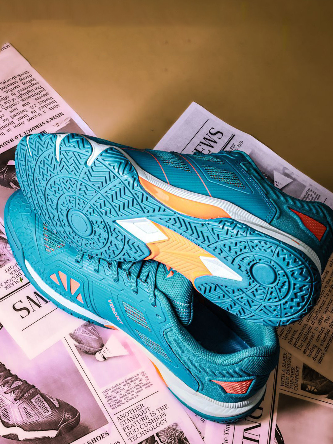 Nivia Men Sky Blue Verdict 2.0 Badminton Shoes