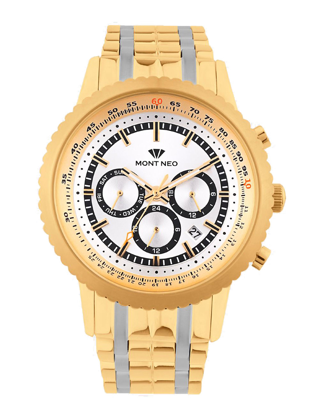 MONT NEO Men Embellished Bracelet Style Straps Analogue Watch 3513M-M2203