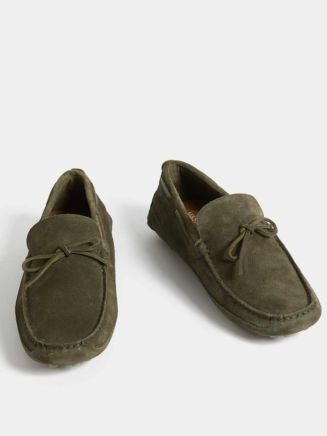 Marks & Spencer Men Suede Square Toe Loafers