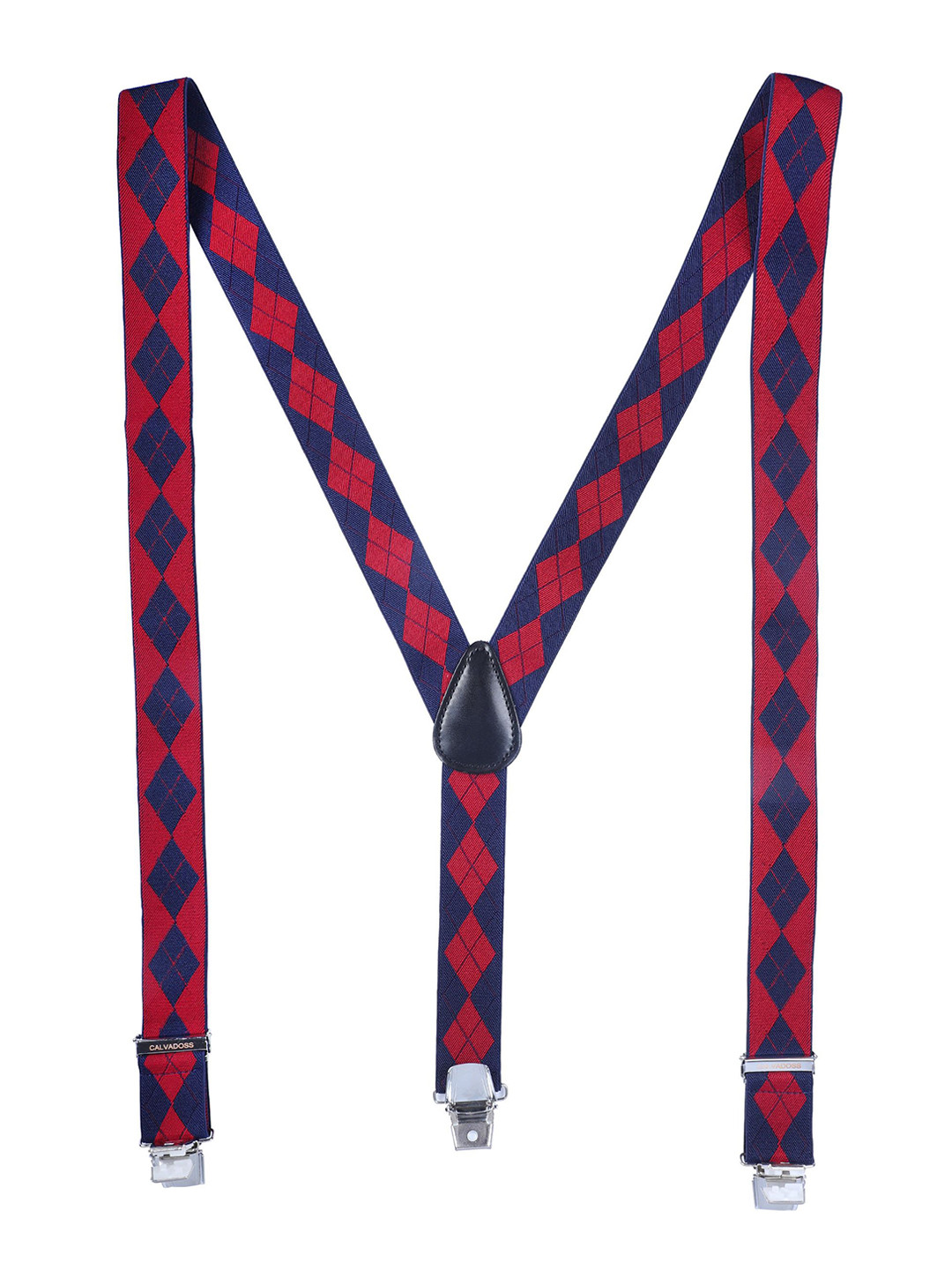 Calvadoss Diamond Design Stretchable Suspender