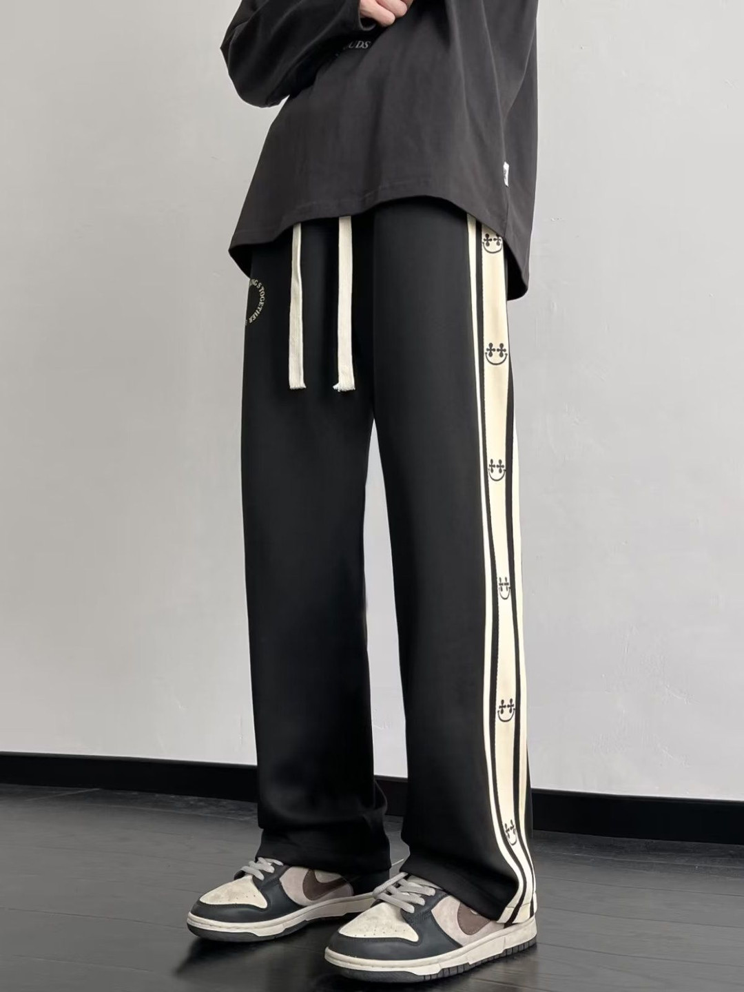 StyleCast Men Cotton Straight Fit Mid-Rise Korean Pants