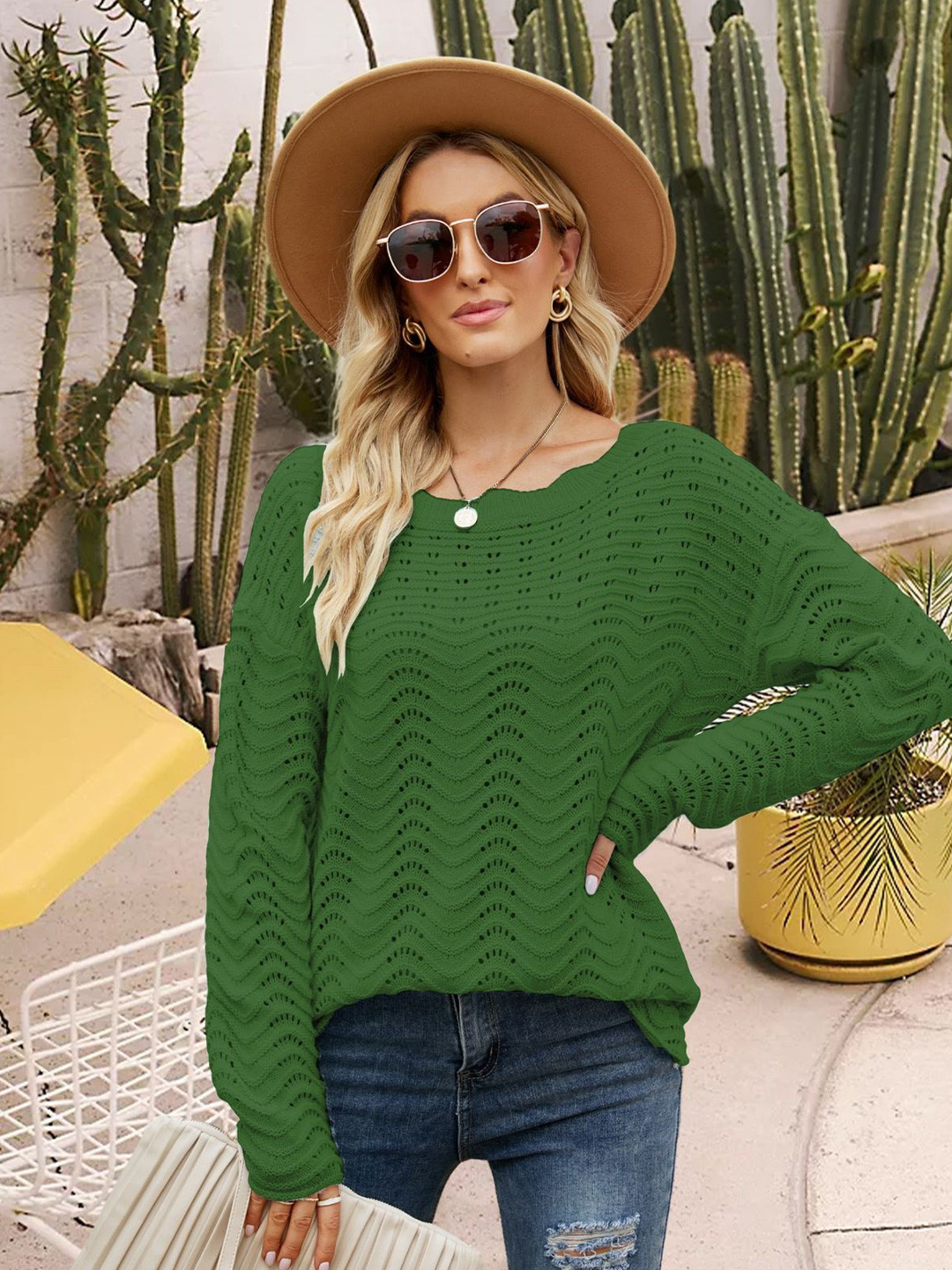 StyleCast Women elf Design Round Neck Pullover