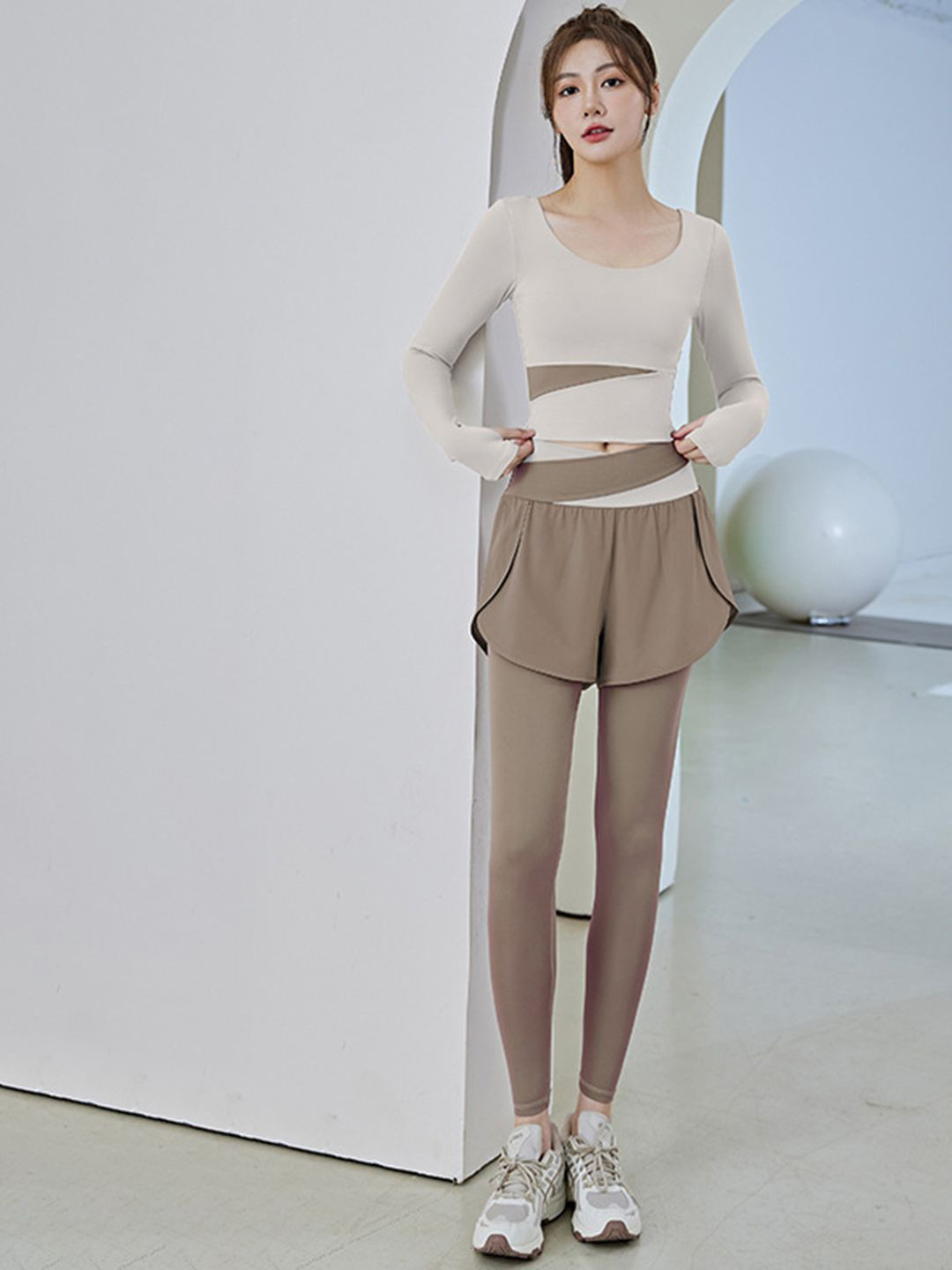 StyleCast Women Crop Top & Yoga Tights Tracksuits