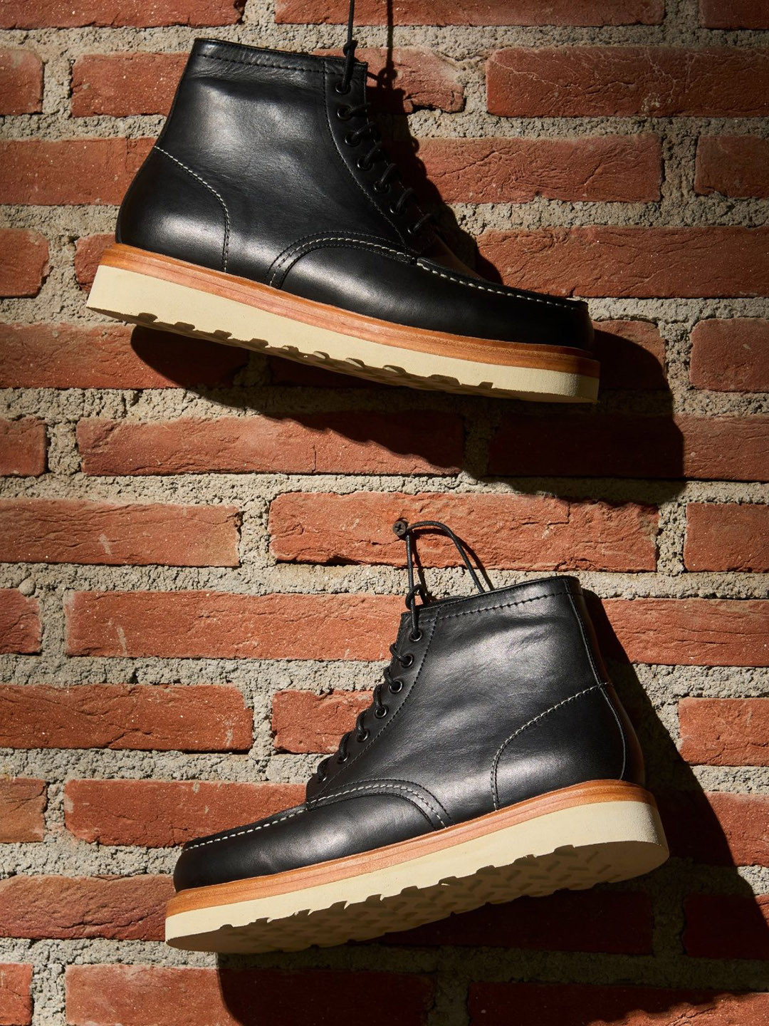 KOZASKO Men Leather Causal Block-Heeled Regular Boots