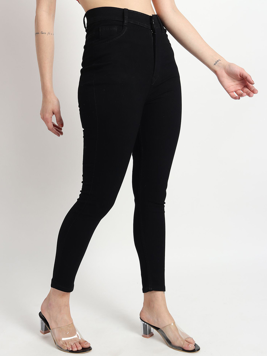 TYFFYN Women Slim Fit High-Rise Stretchable Jeans
