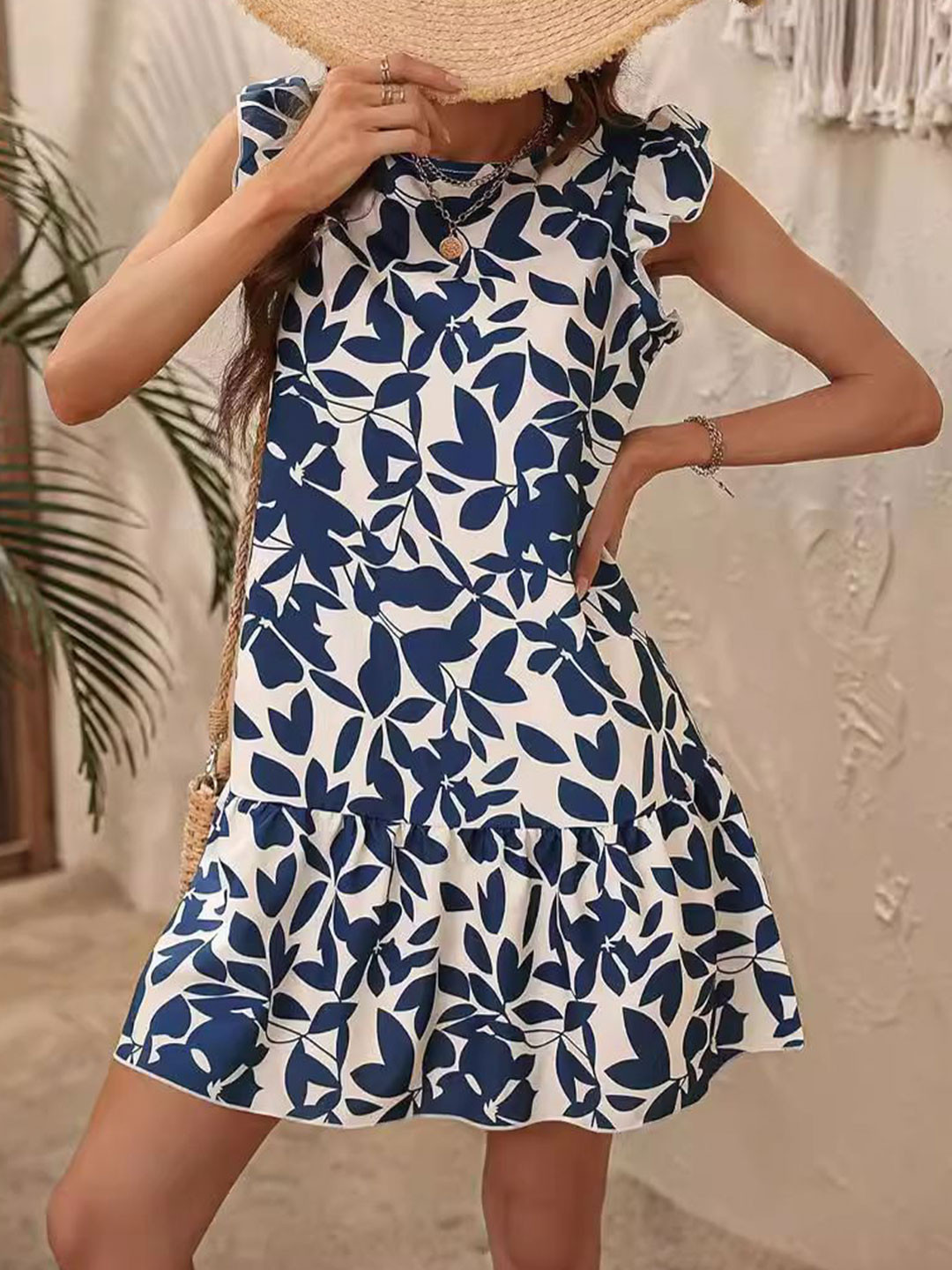 StyleCast Floral Layered A-Line Dress