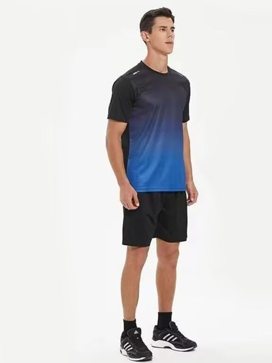 StyleCast x Revolte Colourblocked T-shirt and Shorts