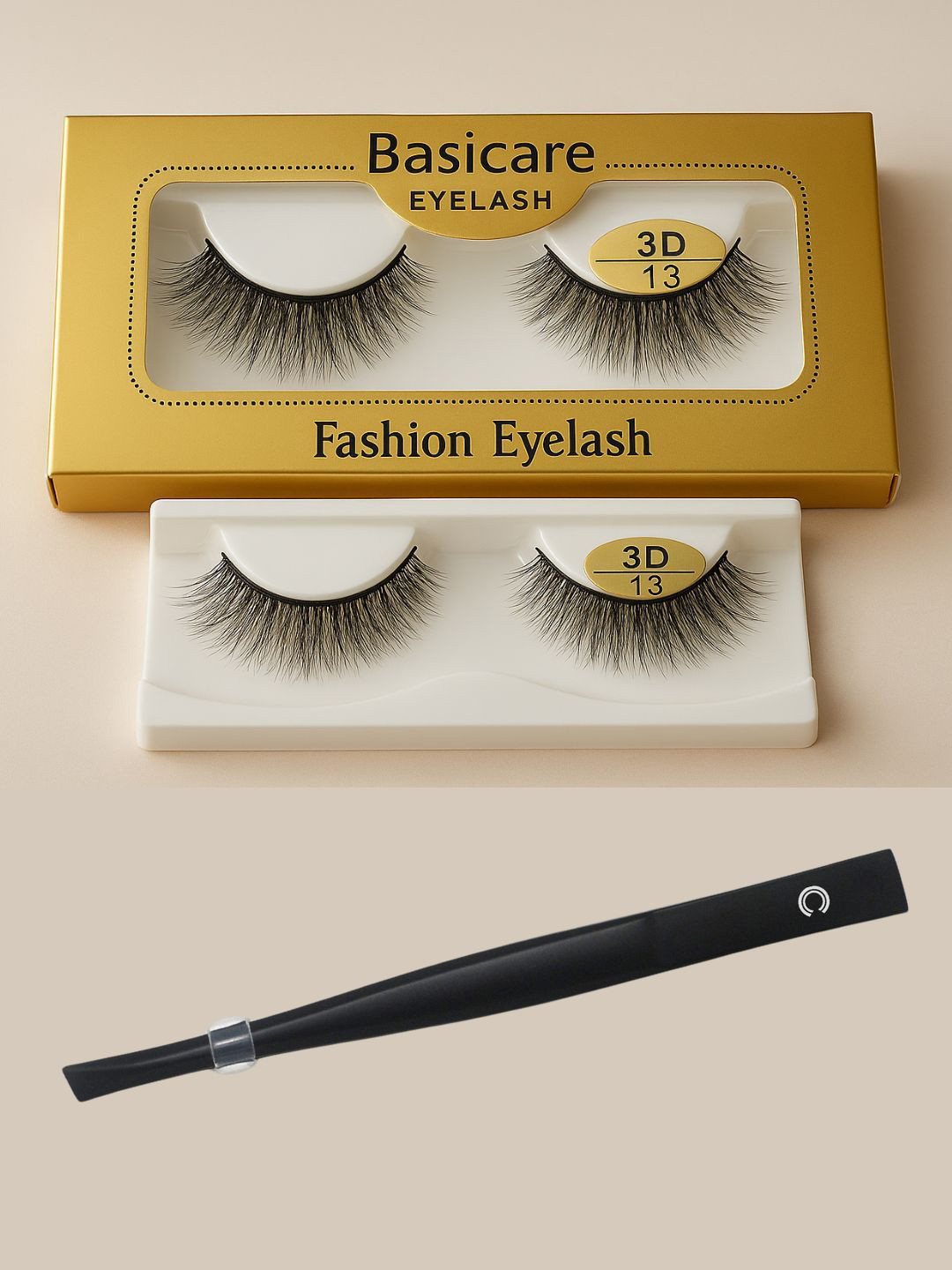 basicare Set Of 2 Hair Remover Tweezer With False Eyelashes