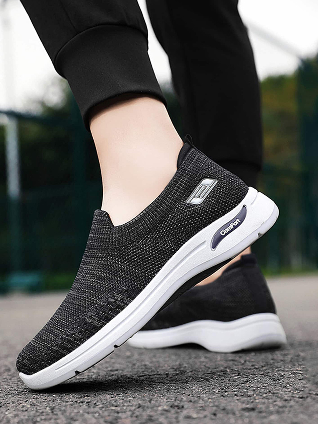 LULU & SKY Women Textured Slip On Sneakers