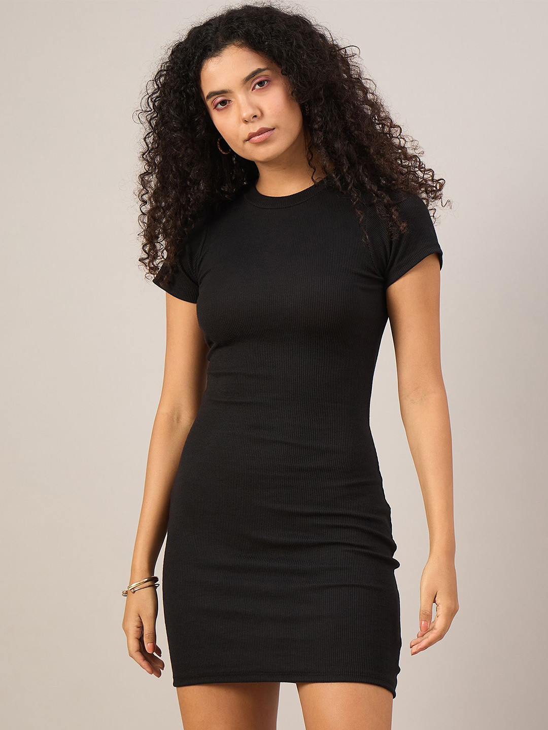 SZN Women ribed  printed Dress