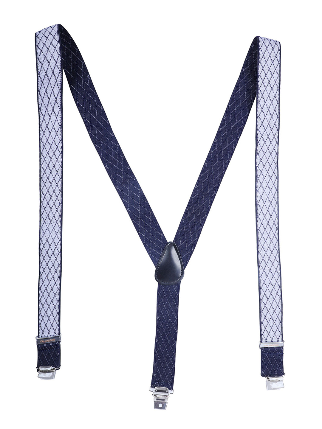 Calvadoss Men Diamond Design Suspenders