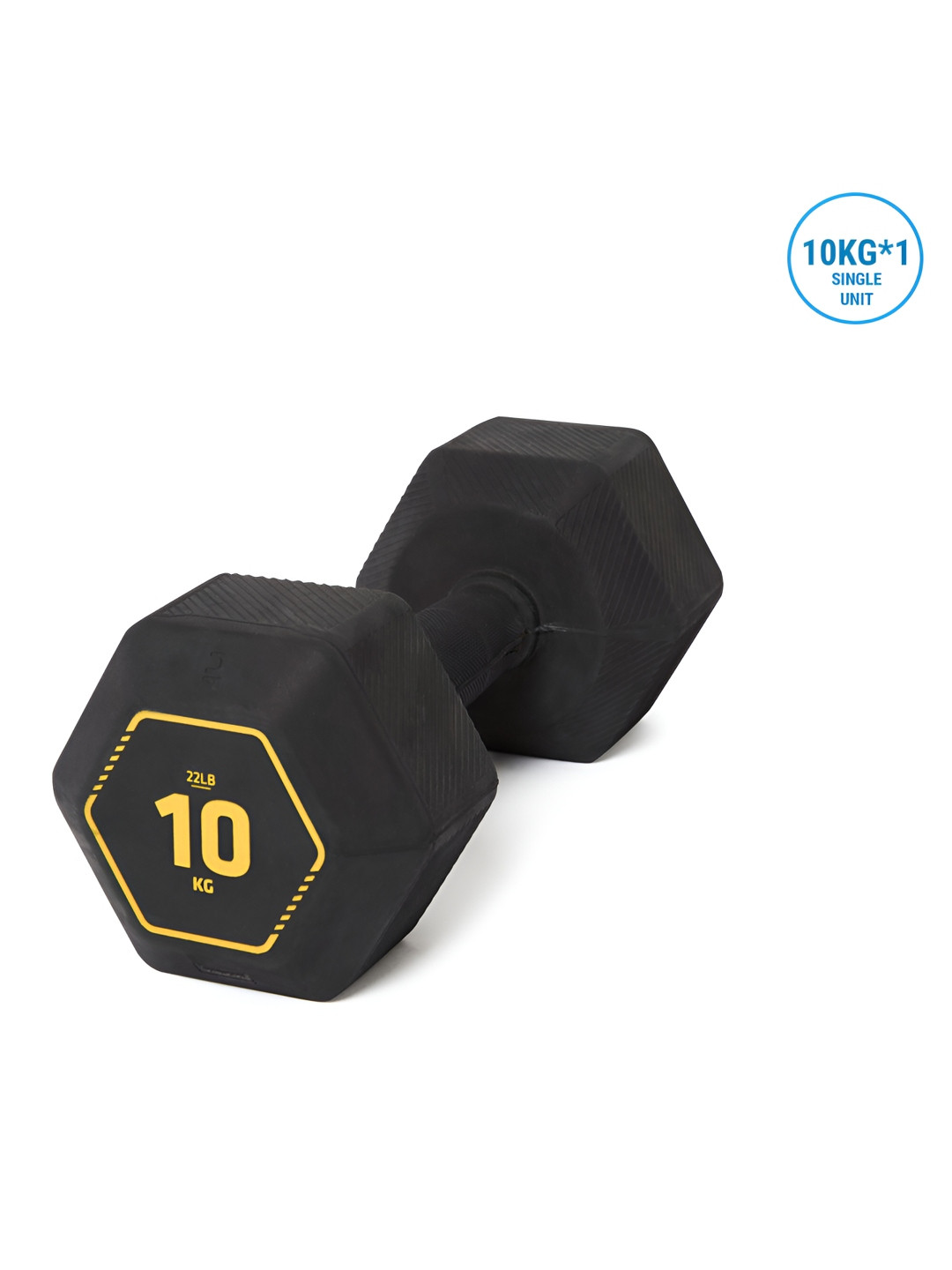 Decathlon DOMYOS - Printed Training Hexagonal Dumbbell